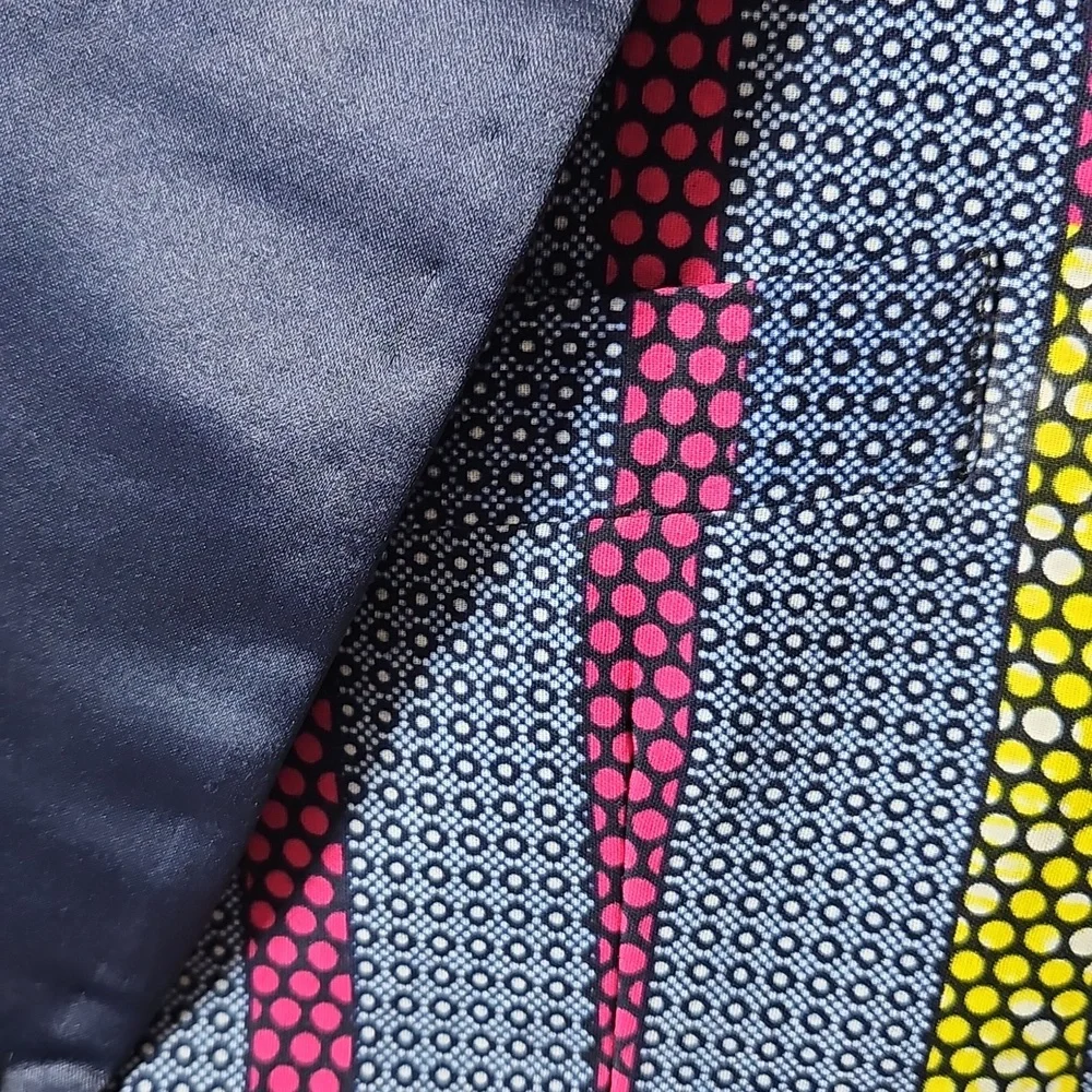 HANDMADE Slimfit Multicolor Blazer for Men - Picture 9 of 10